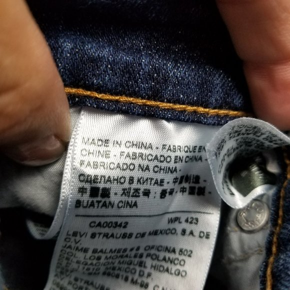 Levis Jeans Womens 4 515 Medium Wash Stretch Mid Rise Bootcut - Picture 13 of 16